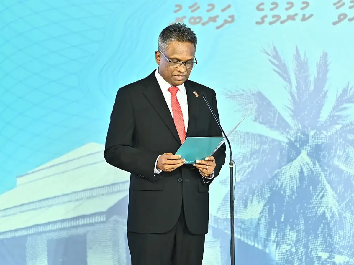 Azim W Azim sworn in as Male mayor | Atoll Times