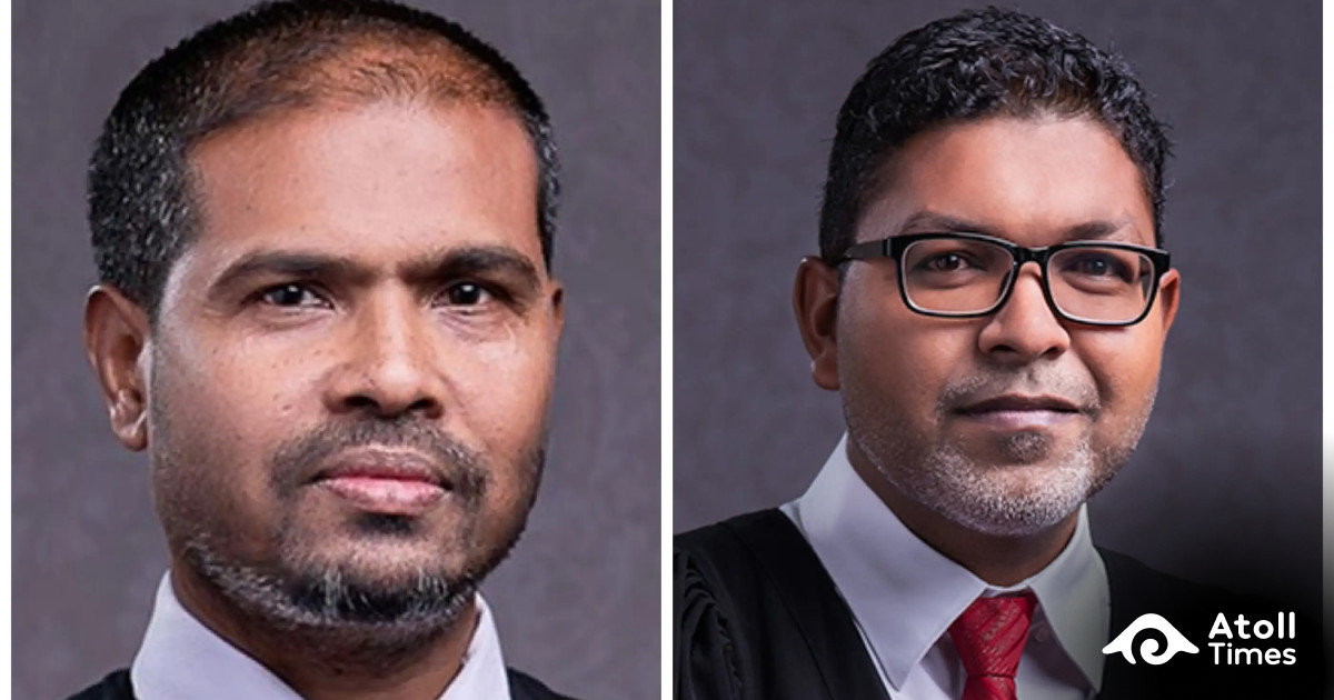 Saleem R JSC recommends Saleem, Hameed to fill supreme Court vacancies | Atoll Times