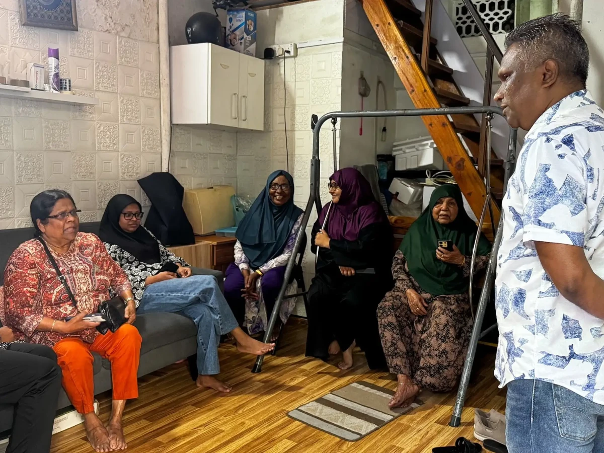 Asma Rasheed Pur House floor sinks in Malé during nearby construction work | Atoll Times