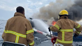 Fishing vessel fire near Malé injures 5
