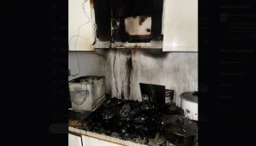 NDMA assists family displaced by Hulhumalé apartment fire