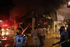 Fire breaks out at fertiliser warehouse in Maafannu