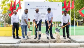 Works begin on Madaveli reclamation, Hoandeddhoo road projects