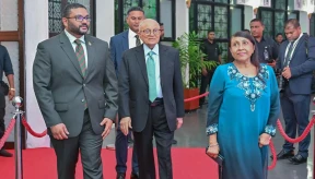 Maumoon opposes plan for concurrent elections