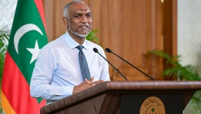 Maldives president says India-funded bridge project moving slowly