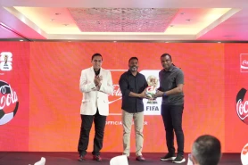 MAWC celebrates football icons at World Cup match ball handover
