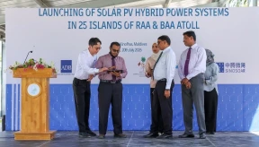 Maldives launches solar hybrid power systems across 25 islands