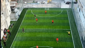 Futsal court built next to ex-housing ministry site