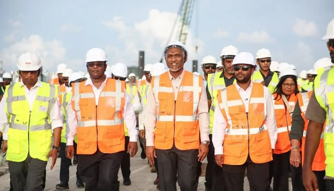 President says Thilamale’ Bridge expected to open in a year